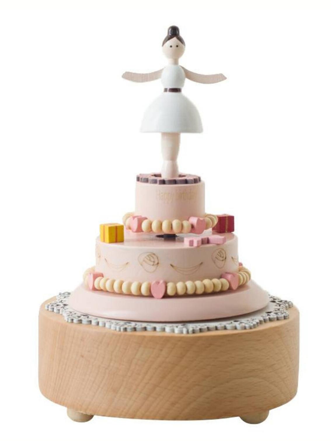 BalletGirlBirthdayCakeMusicBox